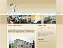 Tablet Screenshot of hotelgrand.cz